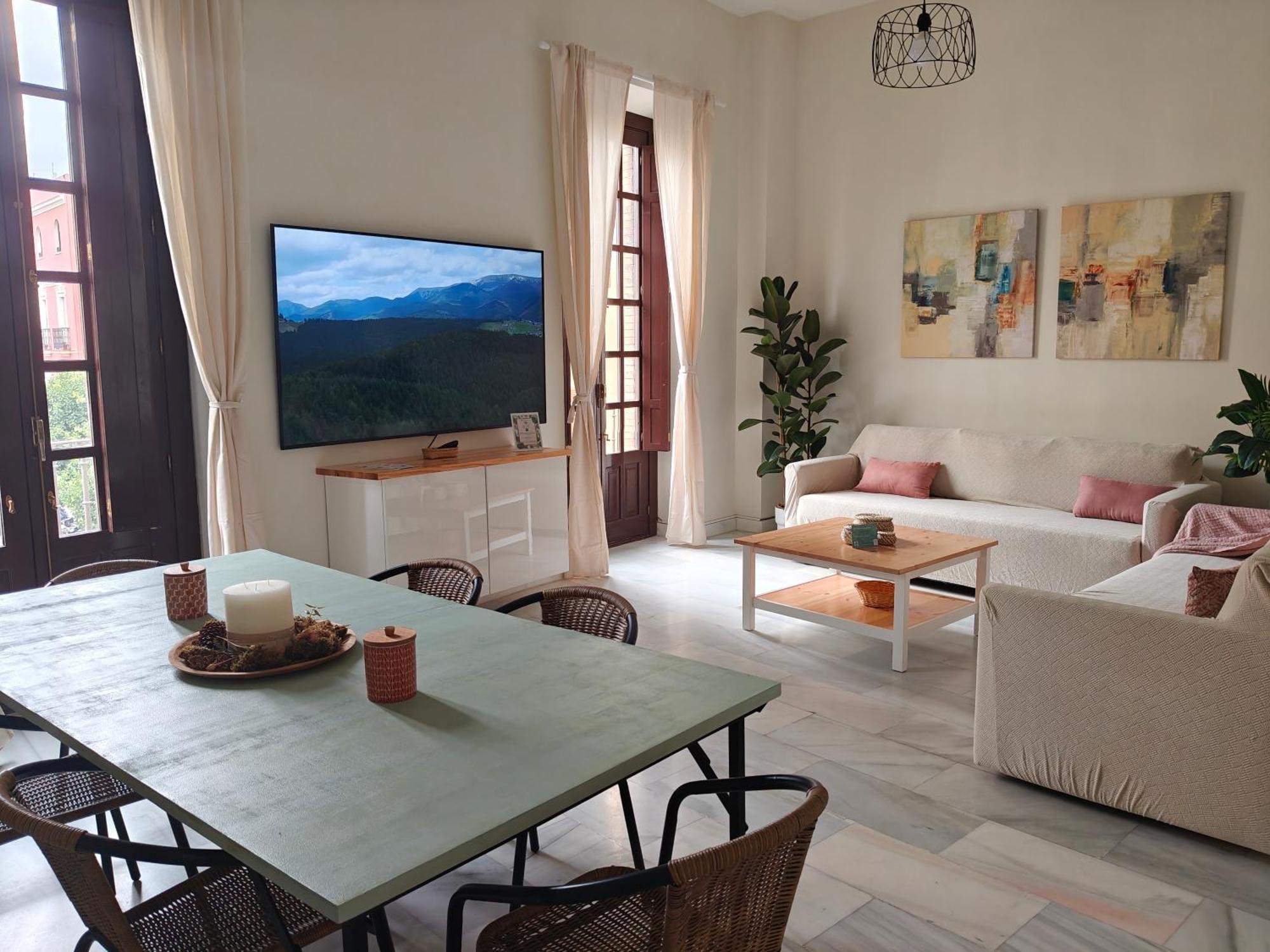 Charming Bright Apartment With Balconies On Cuesta Del Rosario Sevilla Buitenkant foto