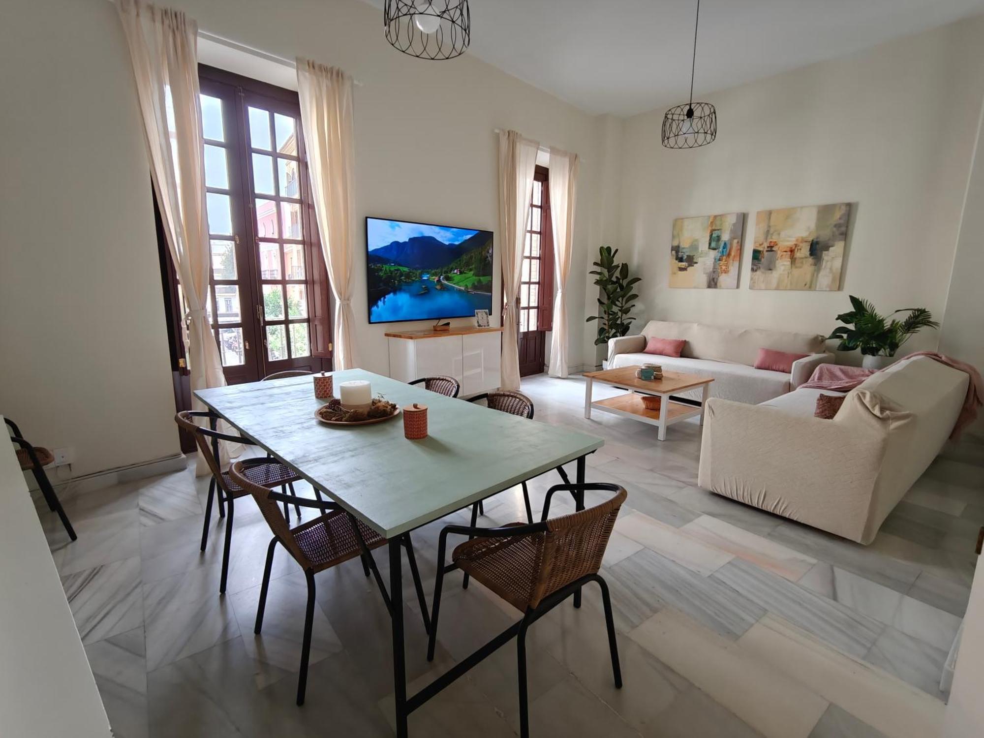 Charming Bright Apartment With Balconies On Cuesta Del Rosario Sevilla Buitenkant foto